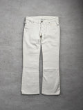 Victoria Beckham Boot Cut Low Waist Jeans 29