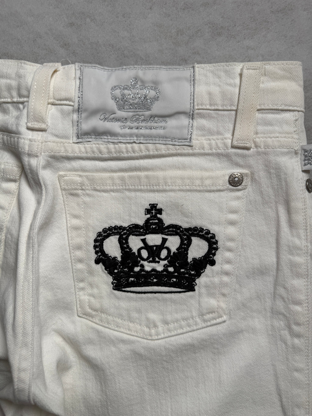 Victoria Beckham Boot Cut Low Waist Jeans 28