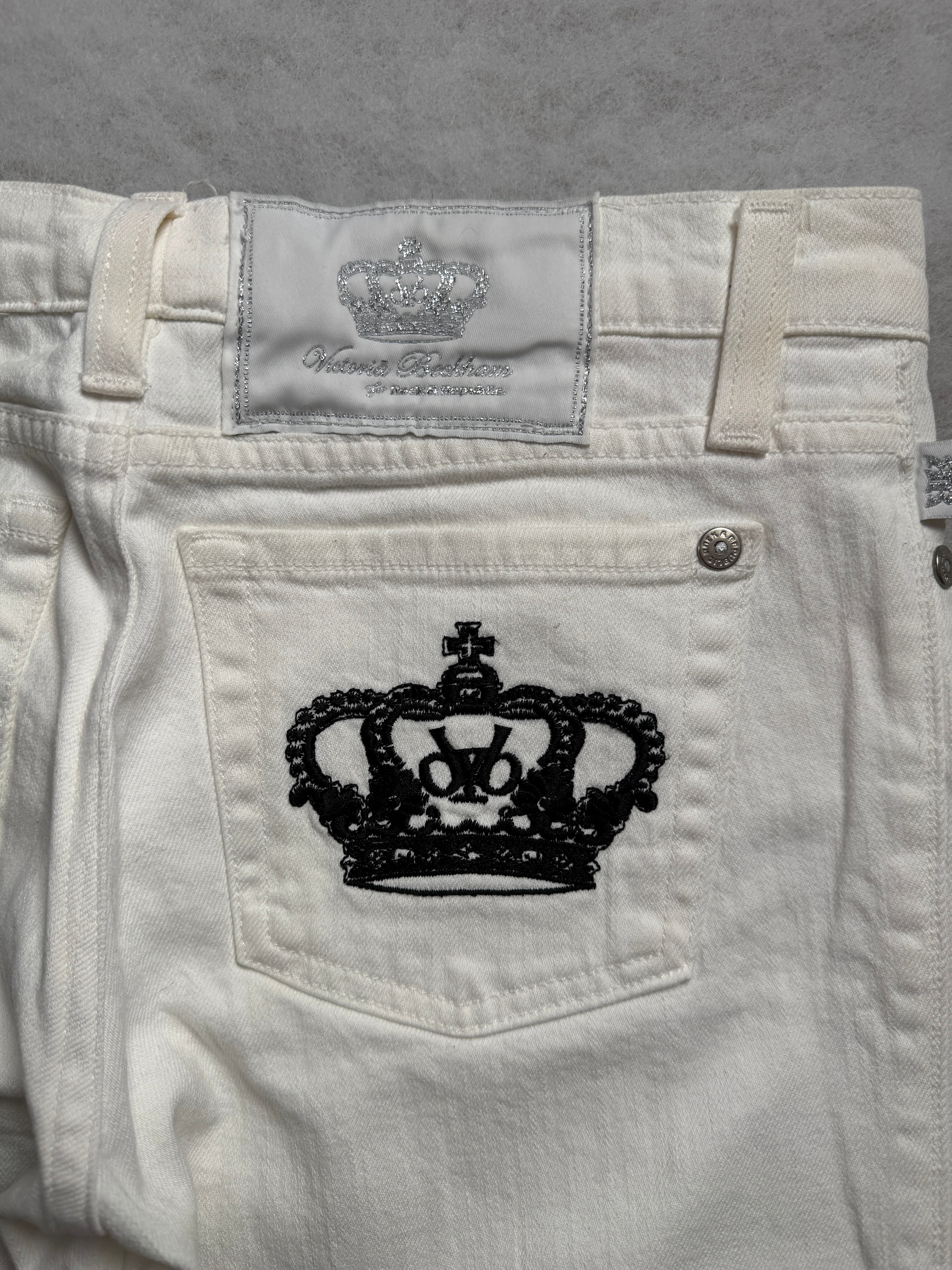 Victoria Beckham Boot Cut Low Waist Jeans 28
