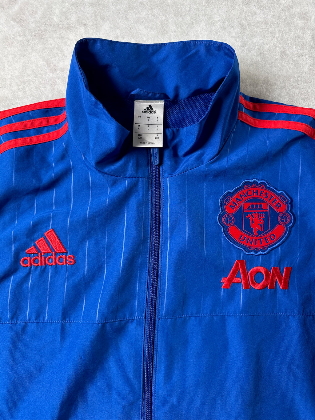Manchester United Adidas Track Jacke Windbreaker