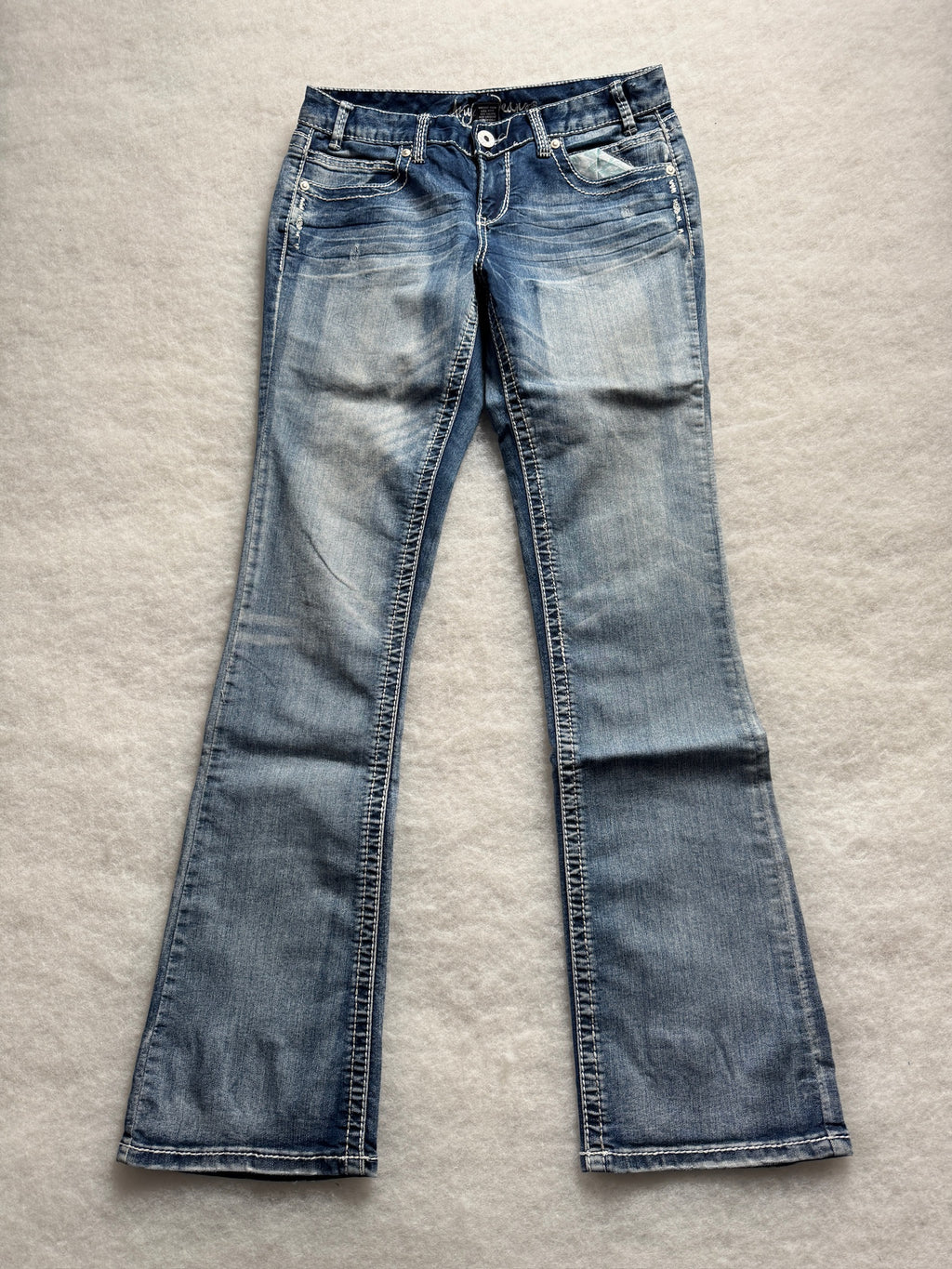 Boot Cut Low Waist Jeans