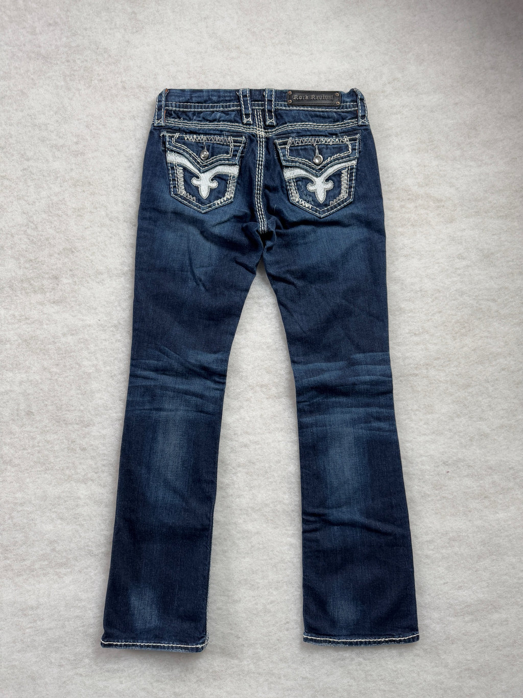 Rock Revival Boot Cut Low Waist Jeans 27