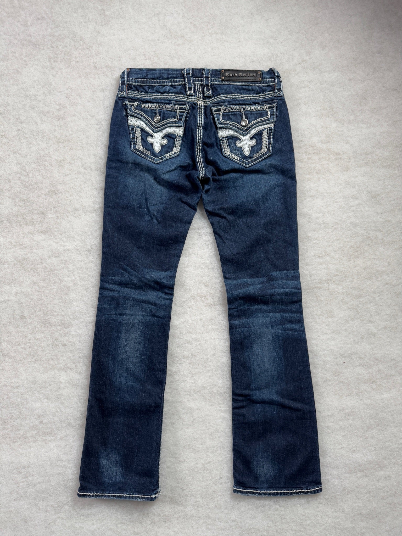 Rock Revival Boot Cut Low Waist Jeans 27