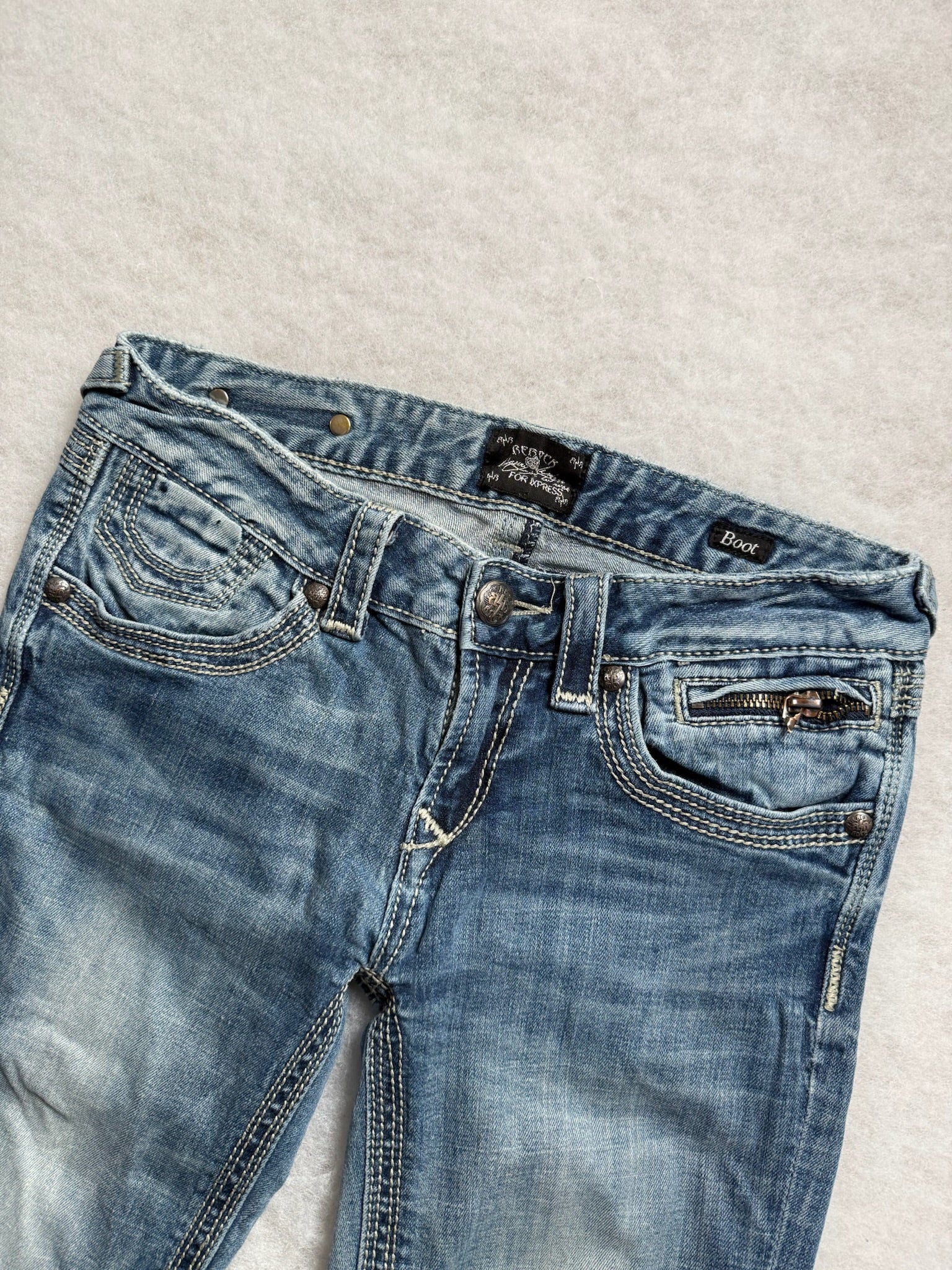 Boot Cut Low Waist Jeans 26