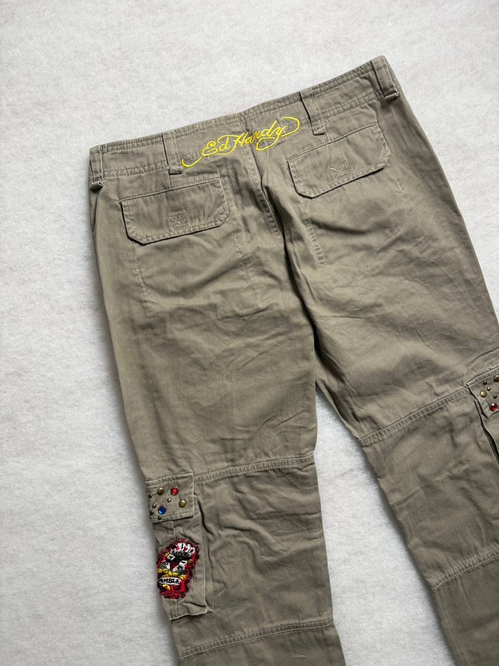 Ed Hardy Boot Cut Cargo Pants 27