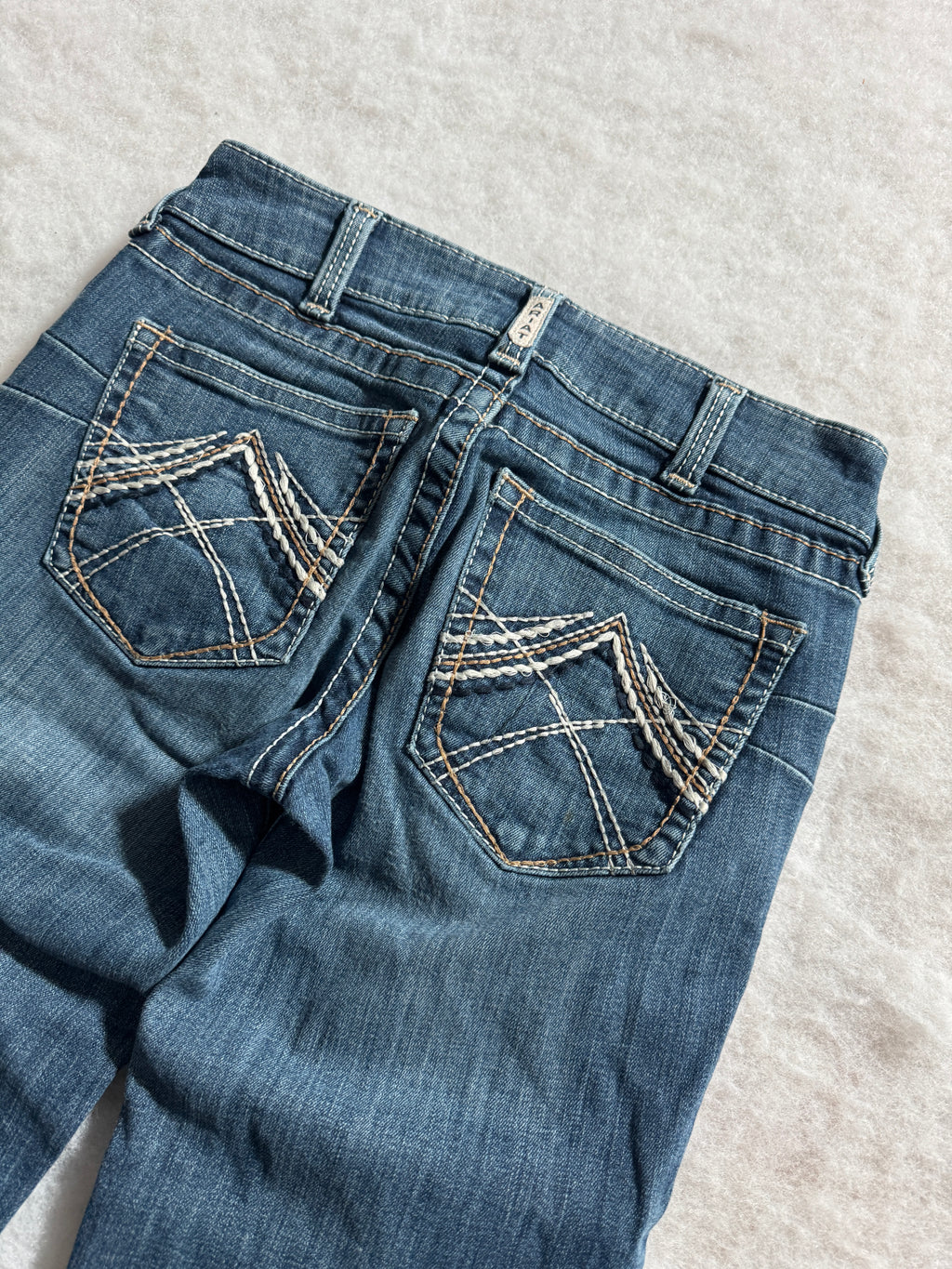 Boot Cut Low Waist Jeans Blau, Foto 3 von 4