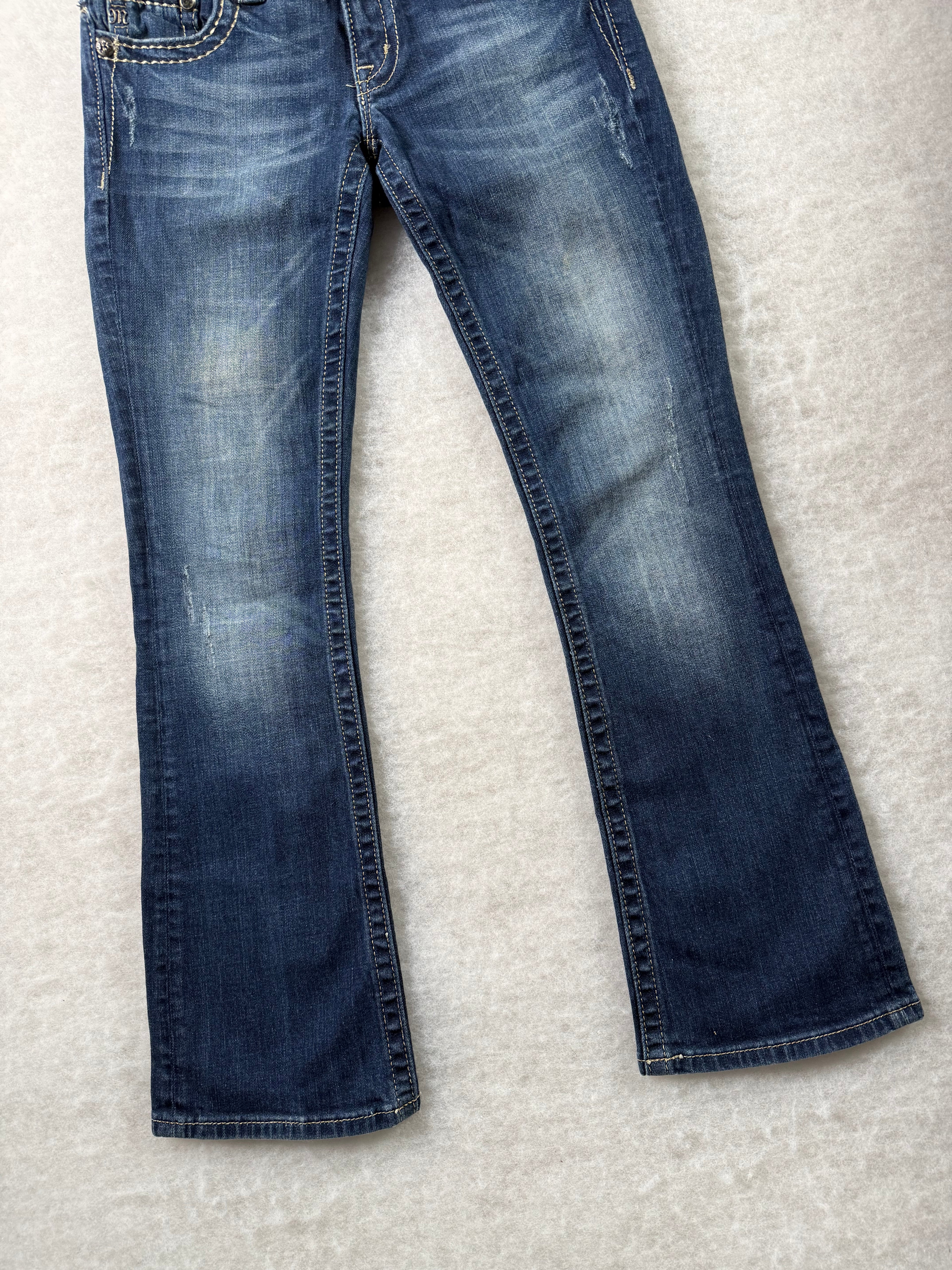 Miss Me Boot Cut Low Waist Jeans 27