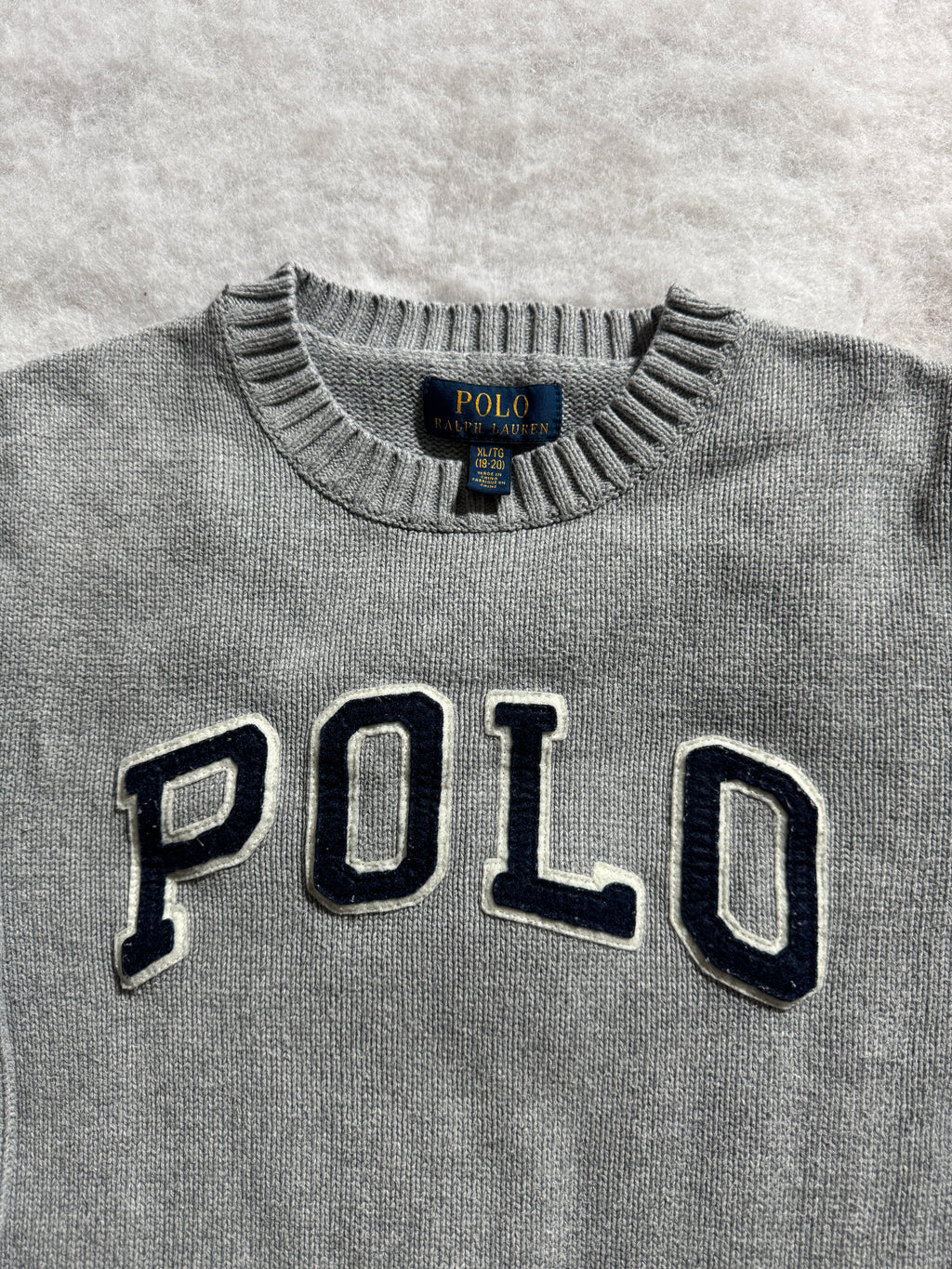 Ralph Lauren Polo Strickpullover Grau, Foto 3 von 4