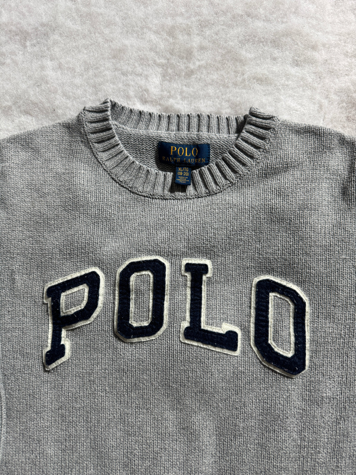 Ralph Lauren Polo Strickpullover Grau, Foto 3 von 4