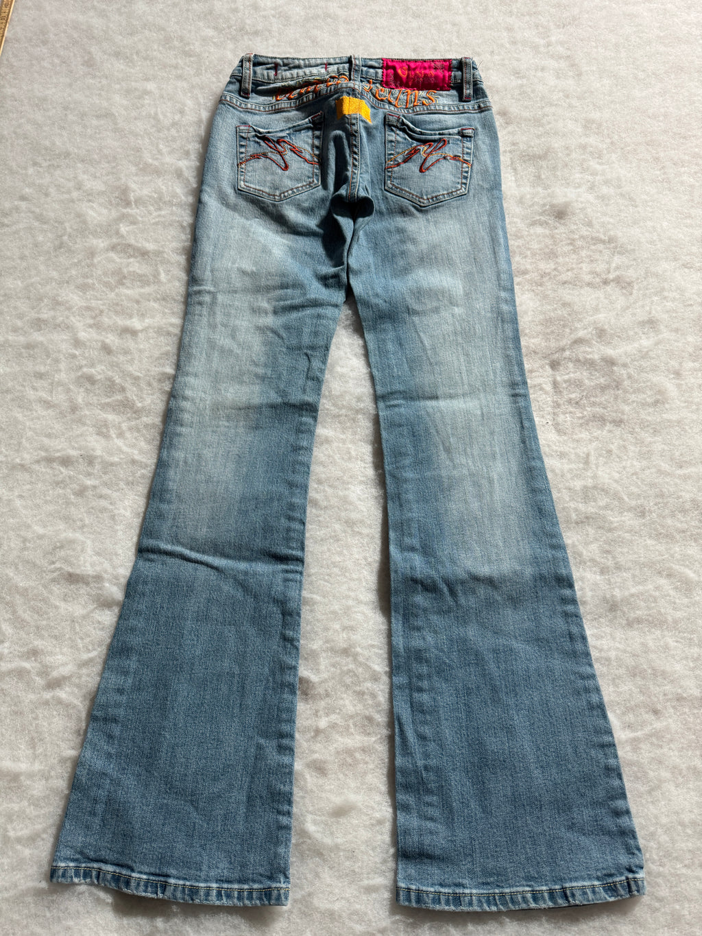 Boot Cut Low Waist Jeans Blau, Foto 2 von 4
