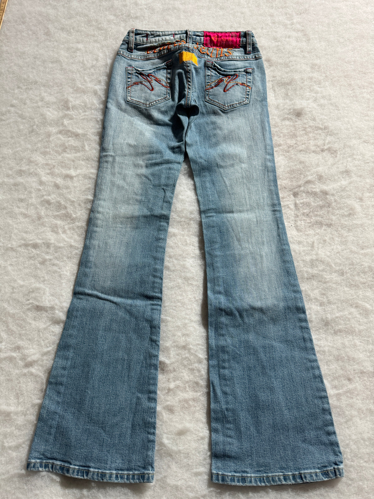 Boot Cut Low Waist Jeans Blau, Foto 2 von 4