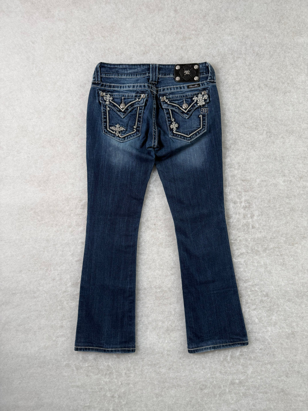 Miss Me Boot Cut Low Waist Jeans 28
