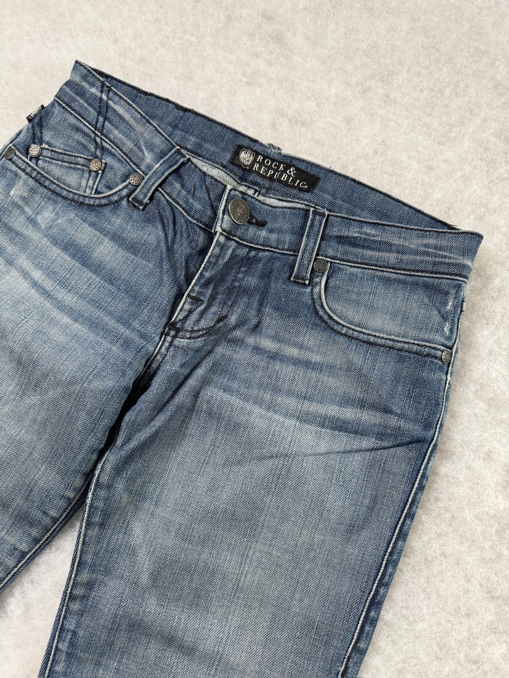 Rock & Republic Boot Cut Low Waist Jeans 25