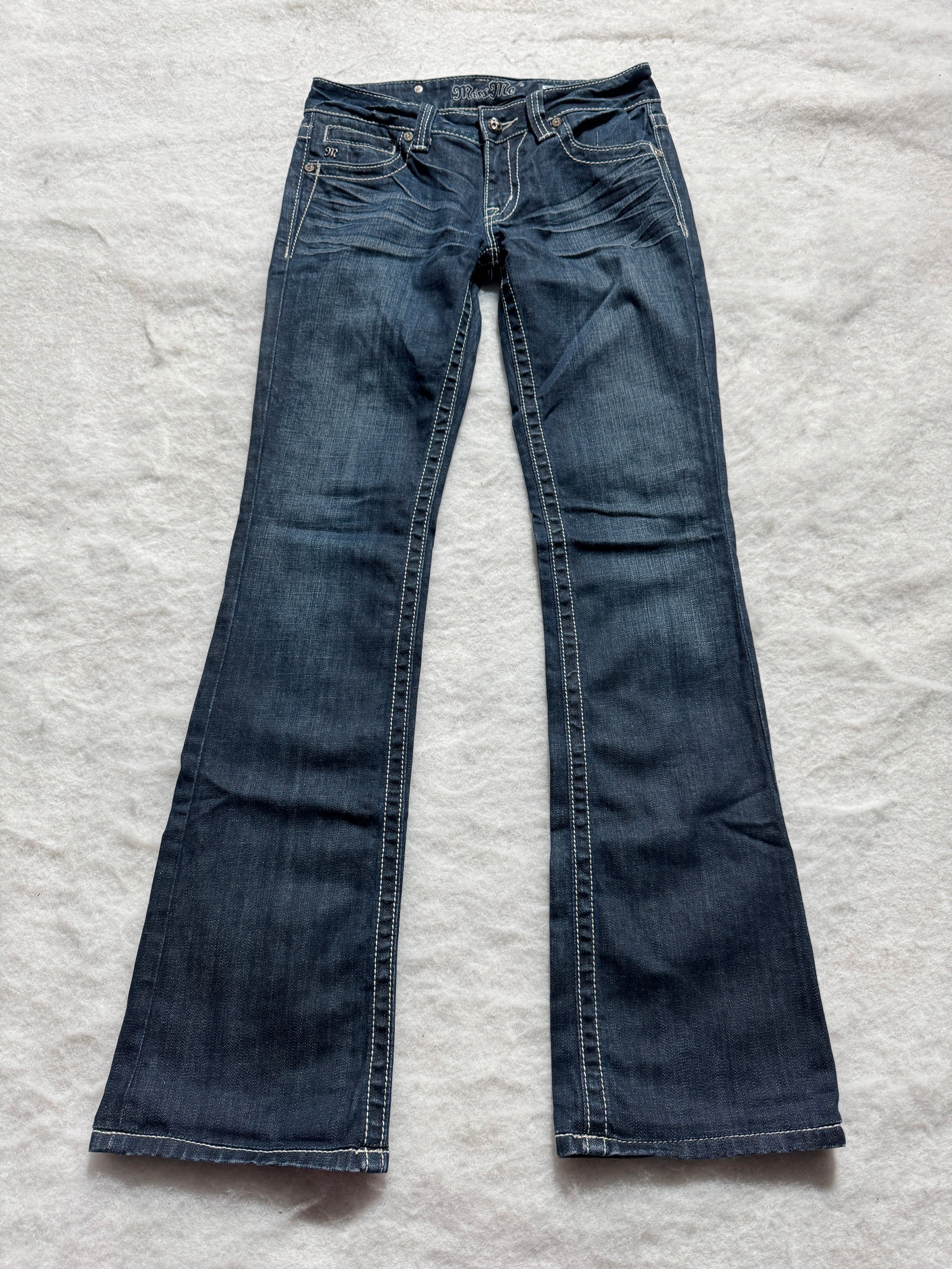 Miss Me Boot Cut Low Waist Jeans 29