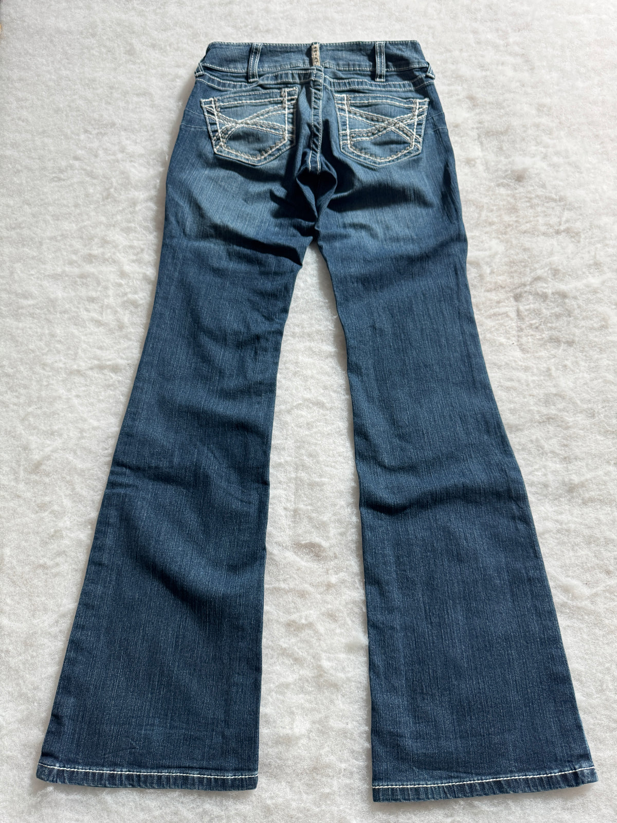Boot Cut Low Waist Jeans Blau, Foto 2 von 4
