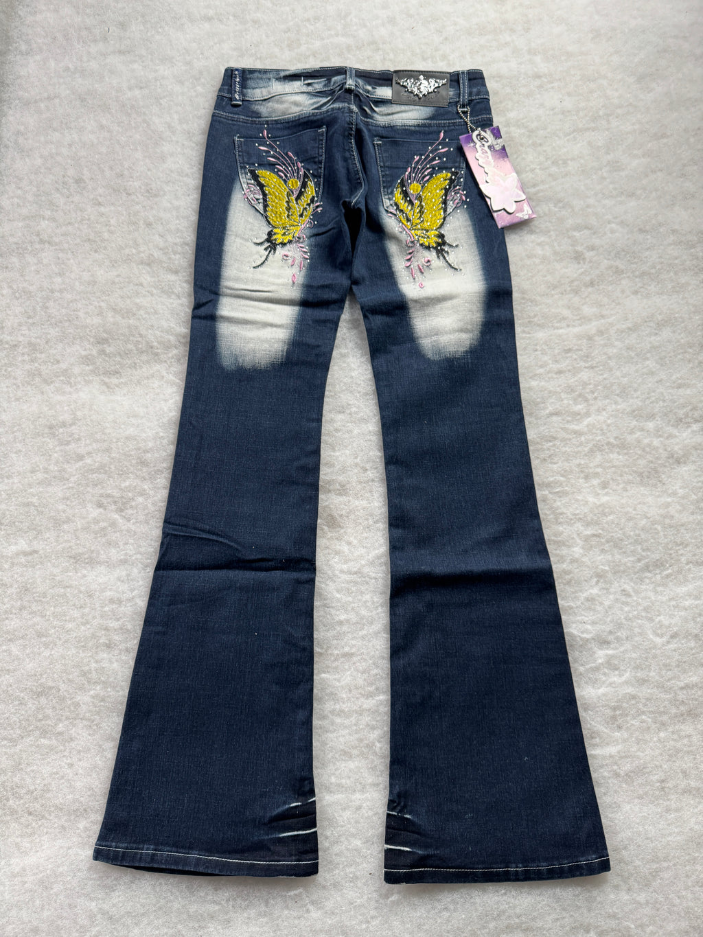Crazy Age Boot Cut Low Waist Jeans 28