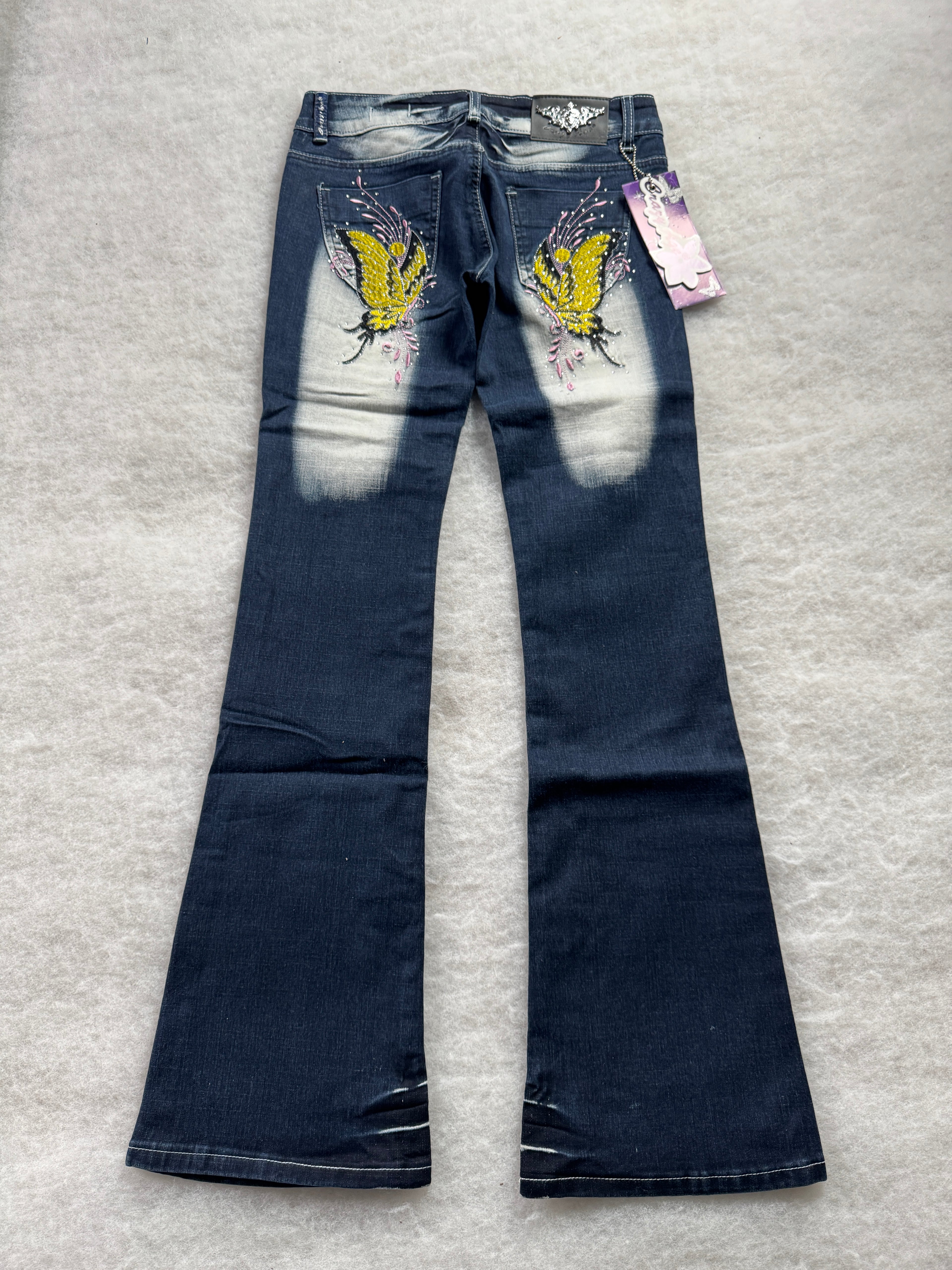 Crazy Age Boot Cut Low Waist Jeans 28