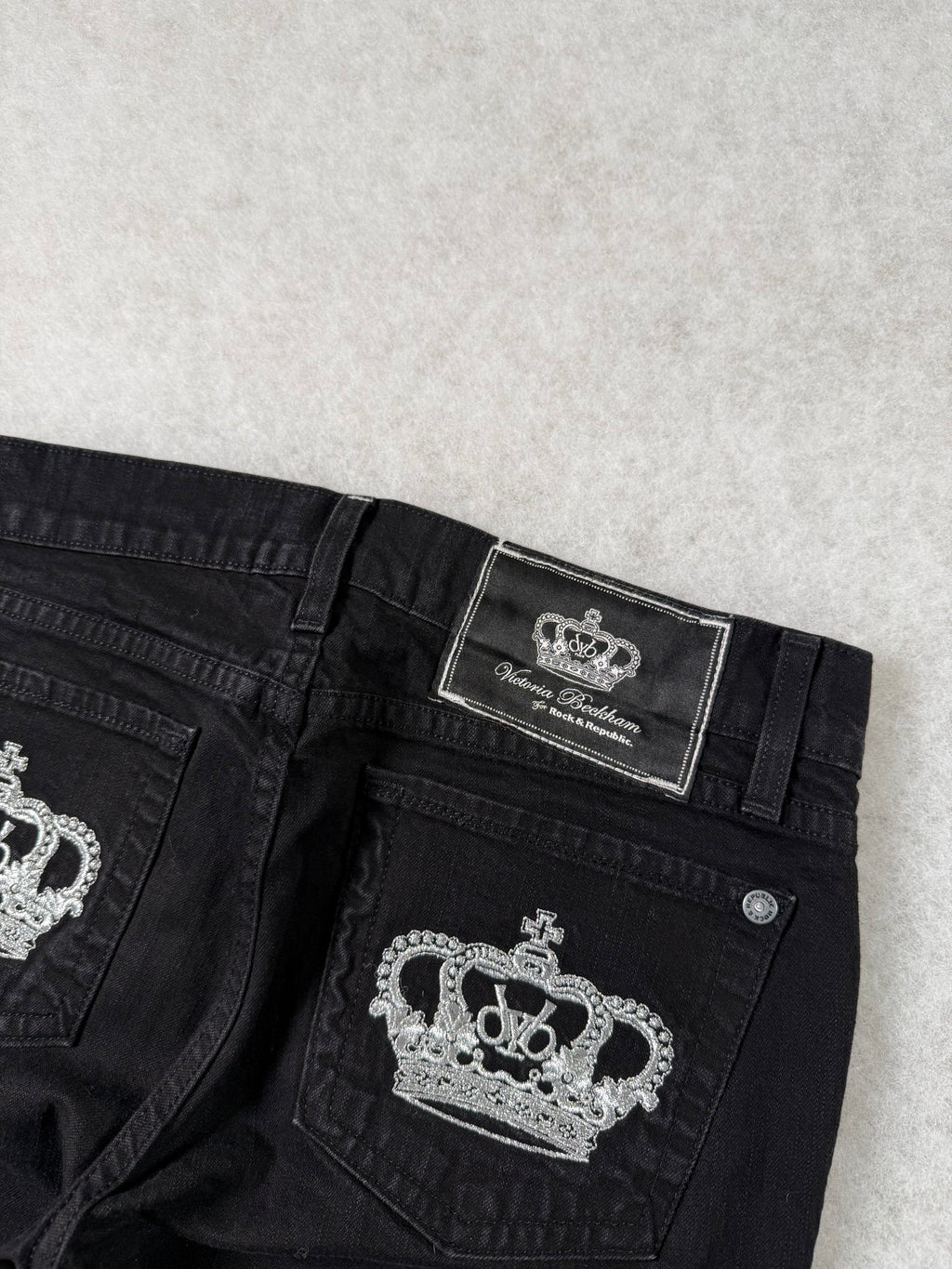 Victoria Beckham Boot Cut Low Waist Jeans 28