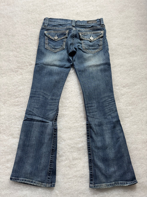 Boot Cut Low Waist Jeans