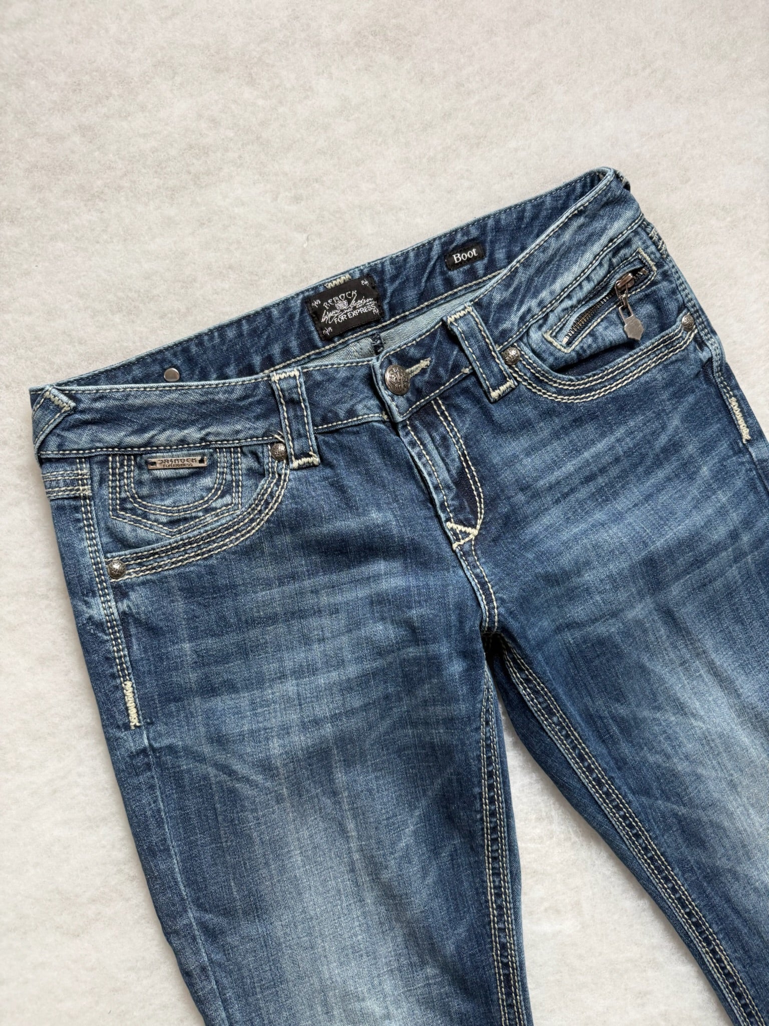 Boot Cut Low Waist Jeans