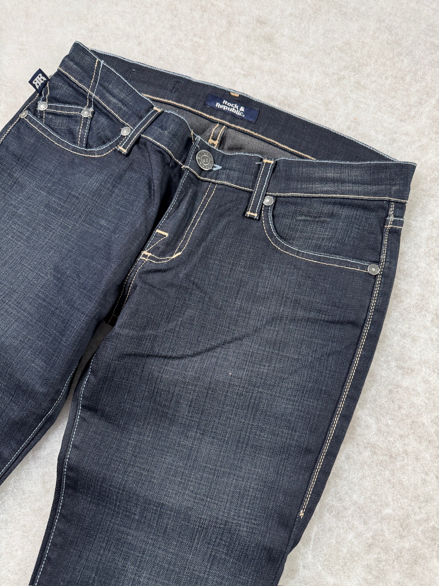 Rock & Republic Boot Cut Low Waist Jeans 29