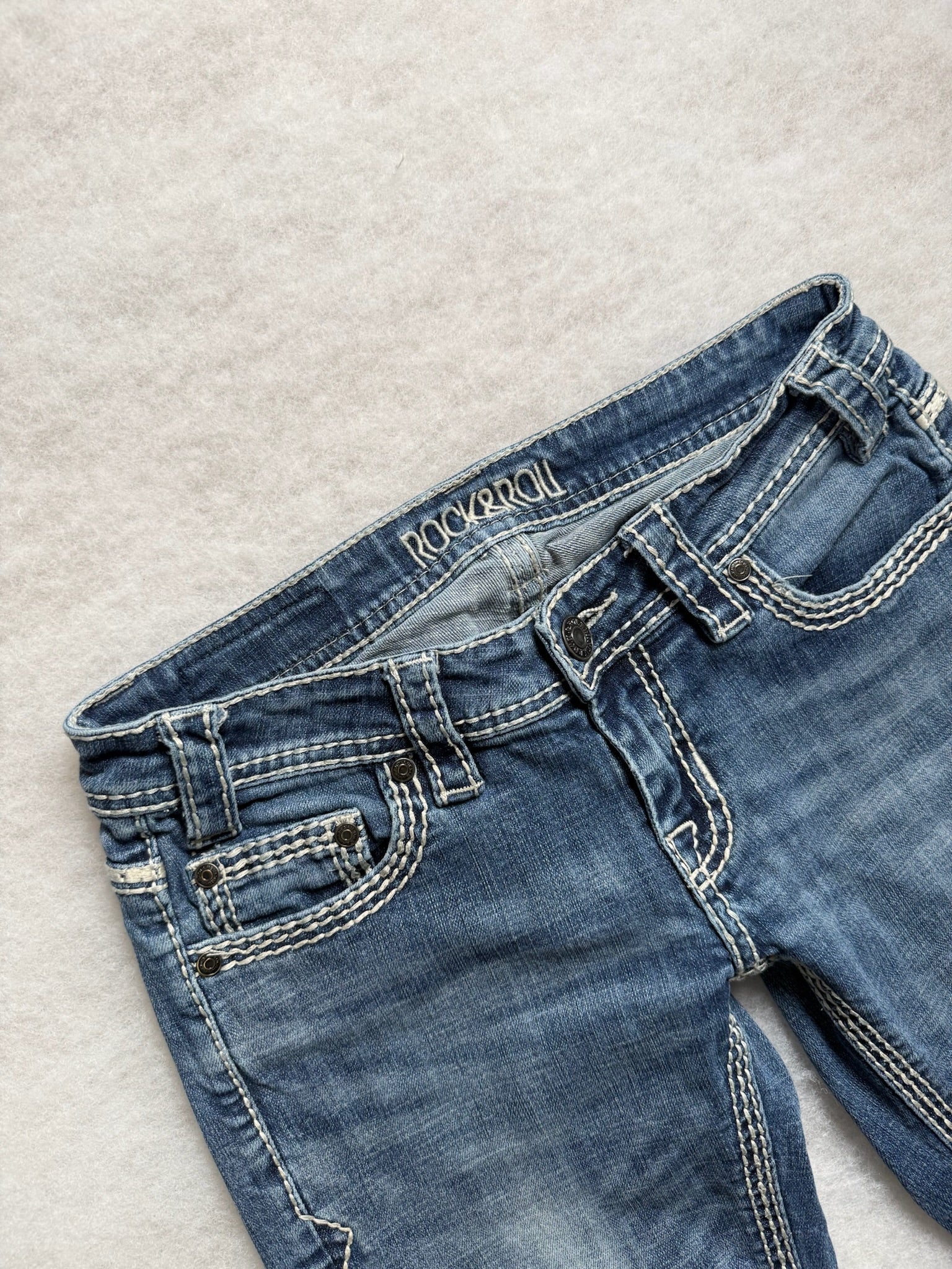 Boot Cut Low Waist Jeans