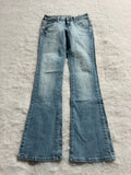 Boot Cut Low Waist Jeans Blau, Foto 1 von 4
