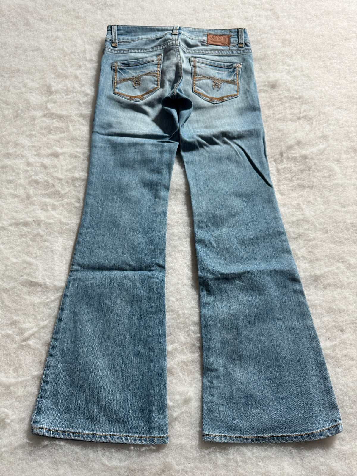Boot Cut Low Waist Jeans Blau, Foto 2 von 4
