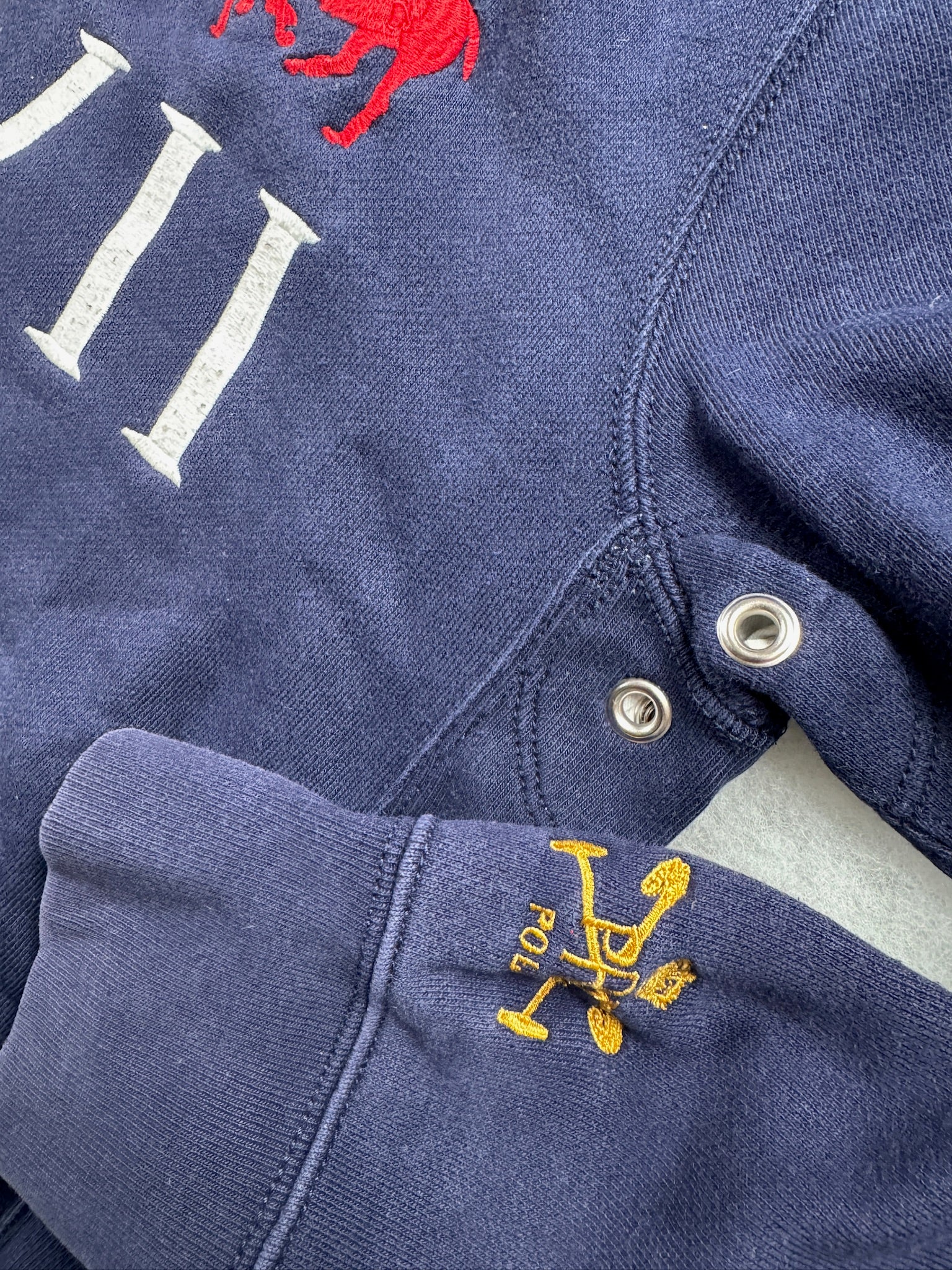 Ralph Lauren Hoodie Kapuzen Pullover mit römischen Logo