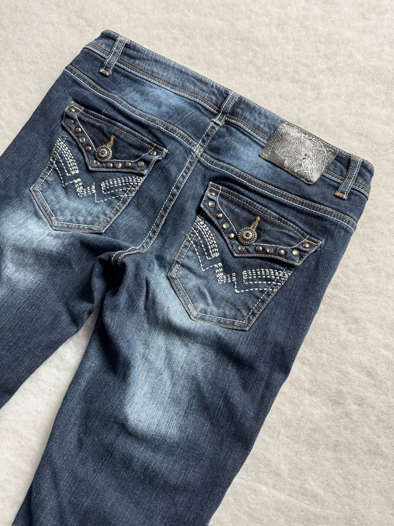 Boot Cut Low Waist Jeans
