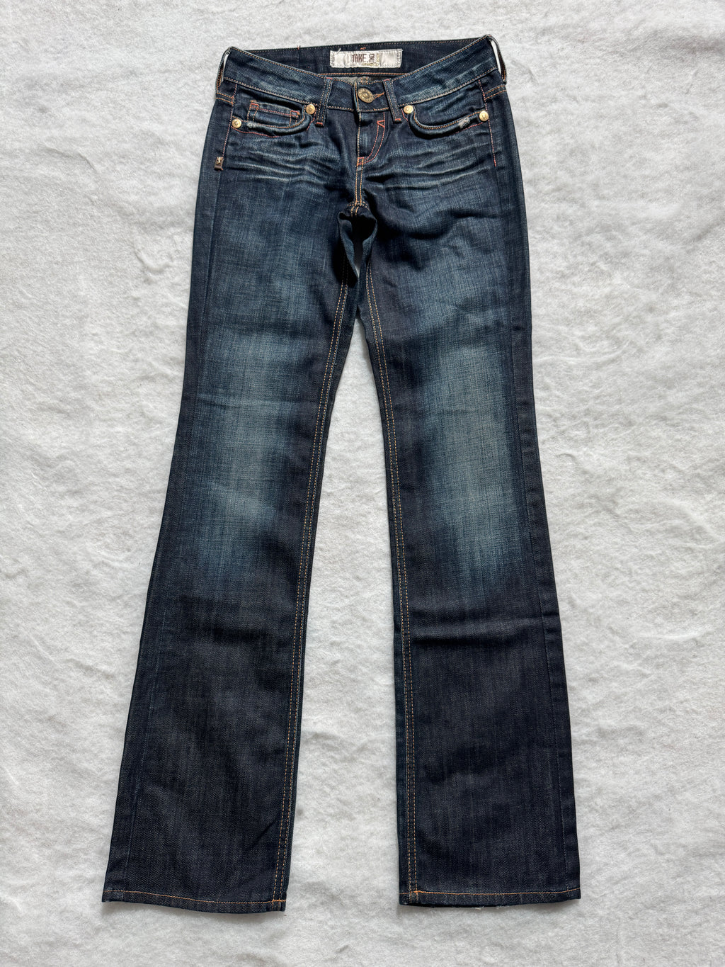 Take Two Boot Cut Low Waist Jeans