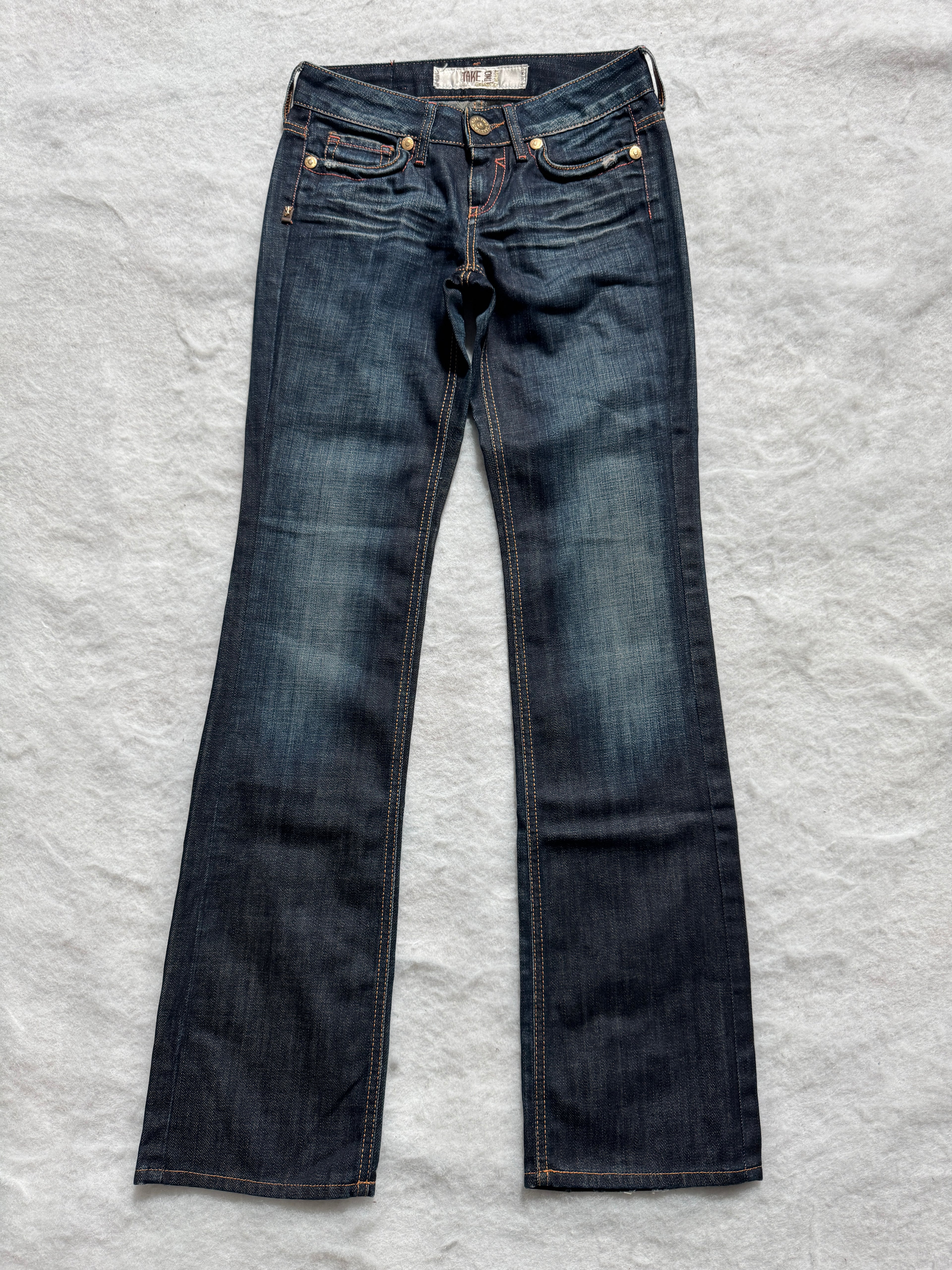 Take Two Boot Cut Low Waist Jeans