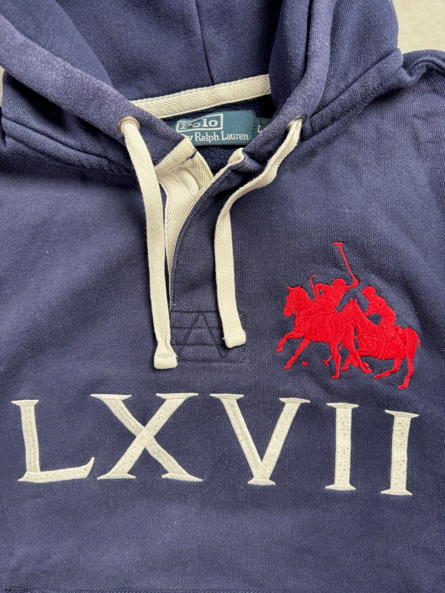 Ralph Lauren Hoodie Kapuzen Pullover mit römischen Logo