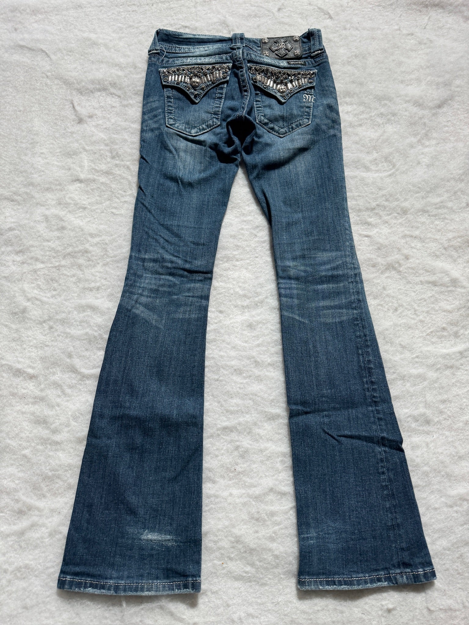 Miss Me Boot Cut Low Waist Jeans 24