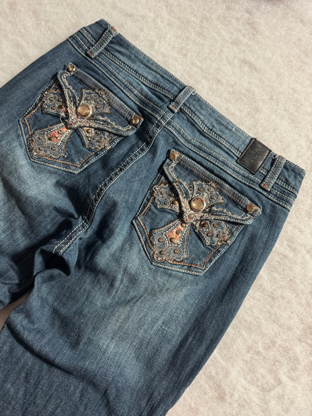 Grace Boot Cut Low Waist Jeans Blau, Foto 3 von 4