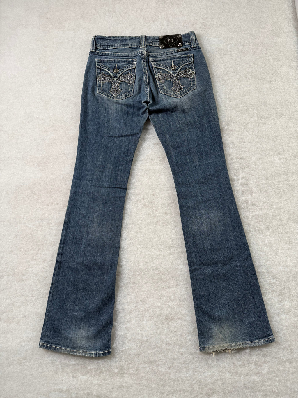 Miss Me Boot Cut Low Waist Jeans 28