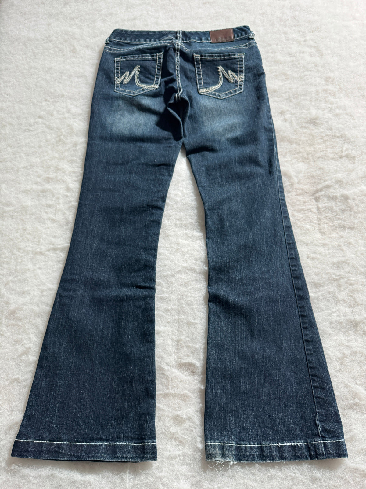 Boot Cut Low Waist Jeans Blau, Foto 2 von 4