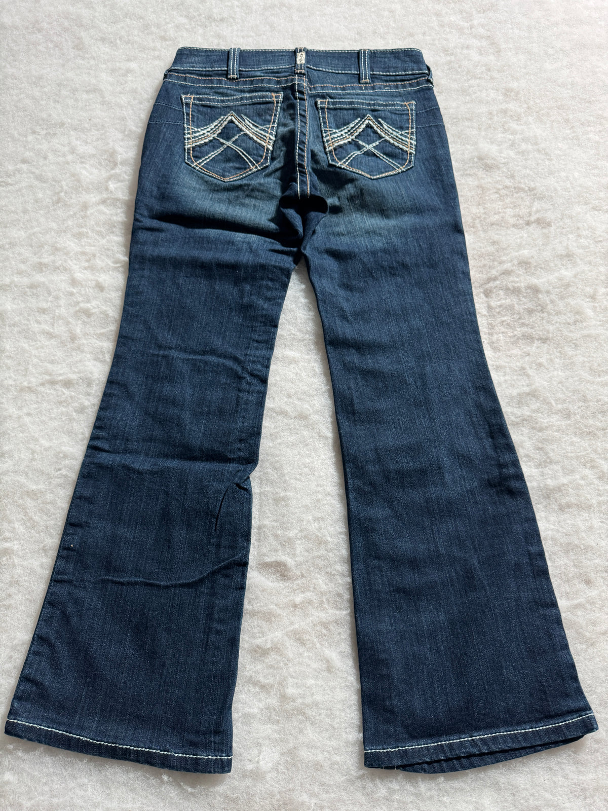 Boot Cut Low Waist Jeans Blau, Foto 2 von 4