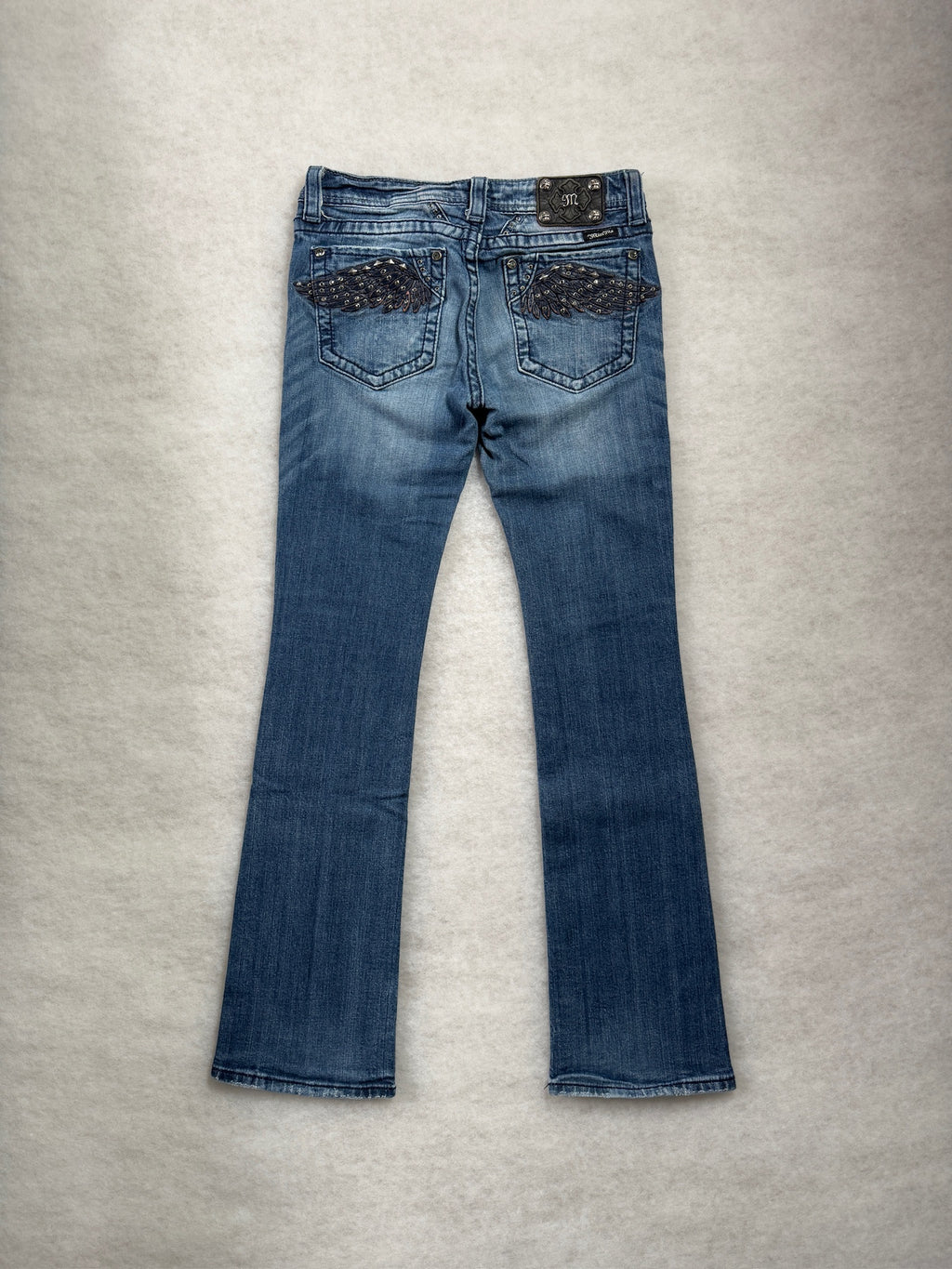 Miss Me Boot Cut Low Waist Jeans 27