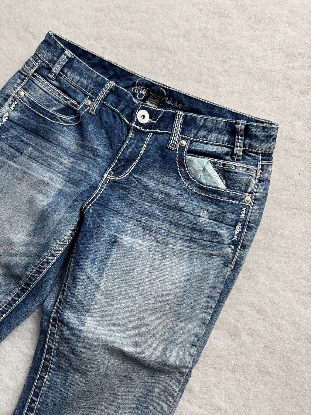 Boot Cut Low Waist Jeans