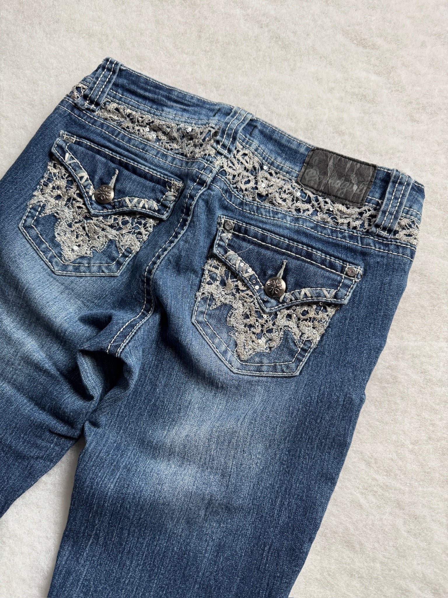 Boot Cut Low Waist Jeans