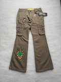 Ed Hardy Boot Cut Cargo Pants 27