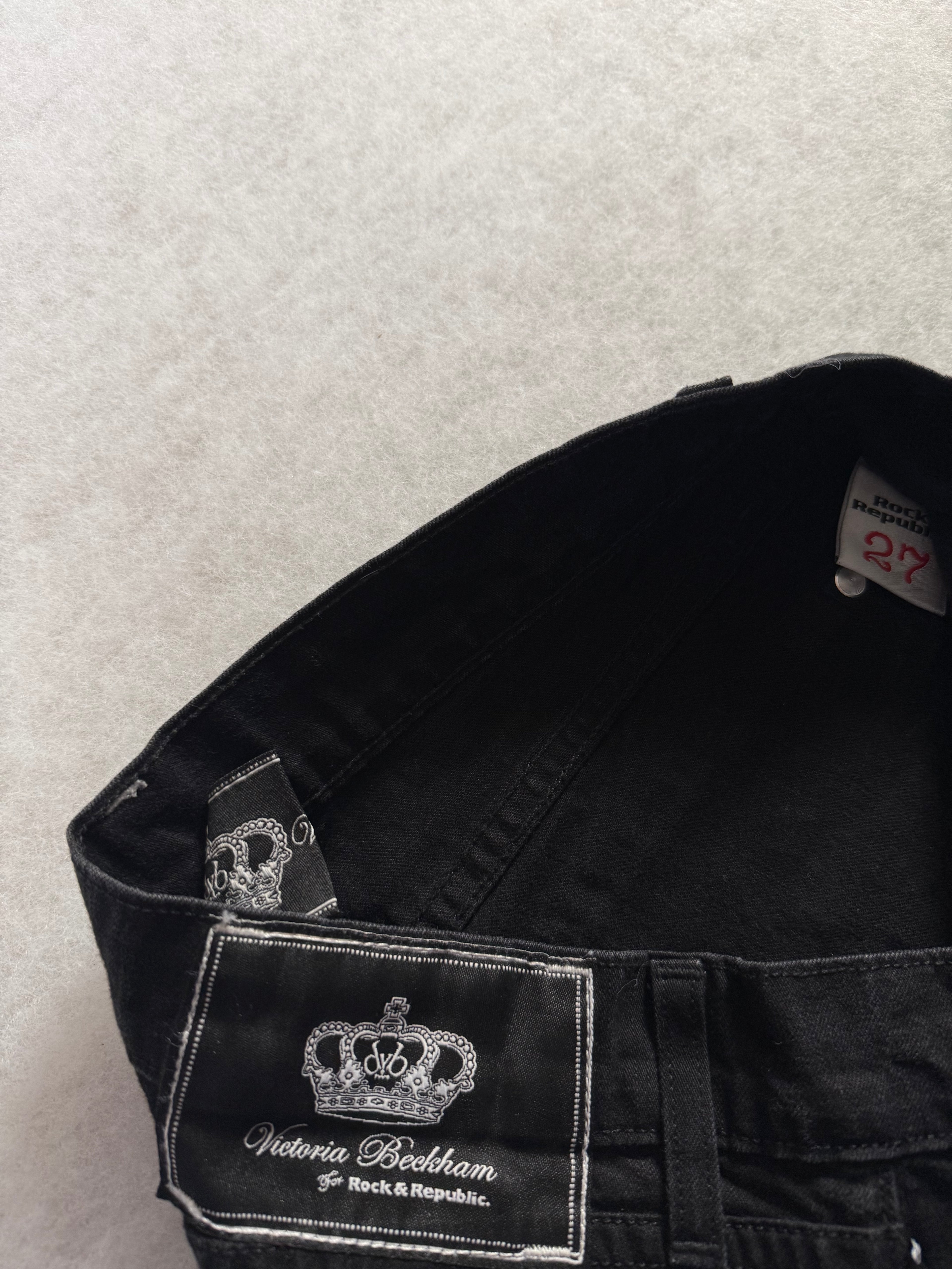 Victoria Beckham Boot Cut Low Waist Jeans 28