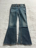 Boot Cut Low Waist Jeans Blau, Foto 1 von 4