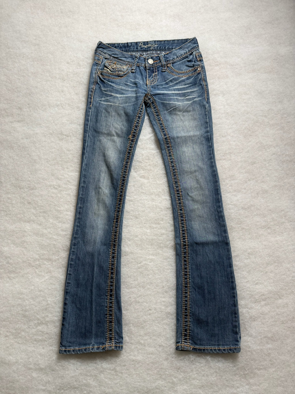 Boot Cut Low Waist Jeans