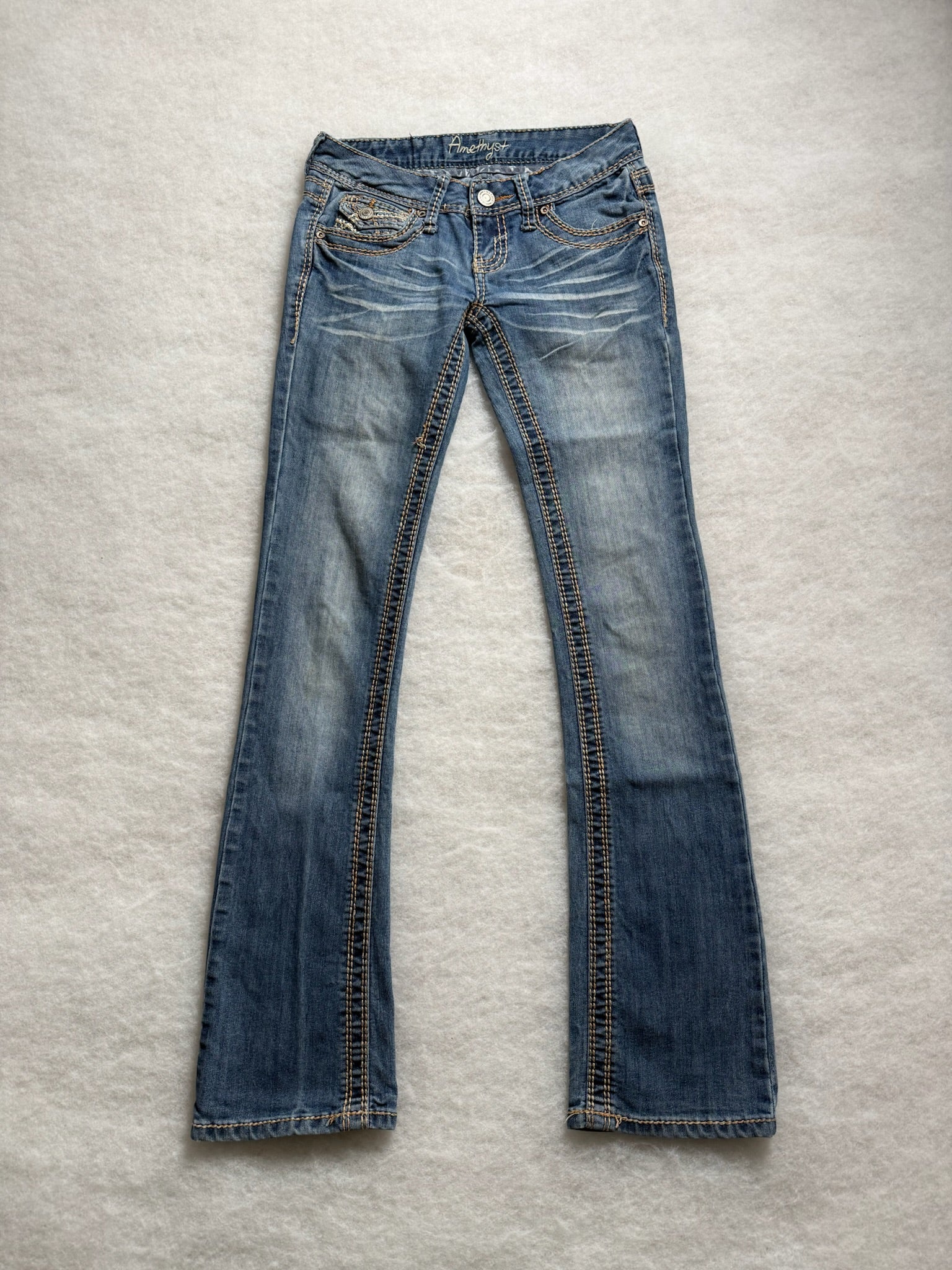 Boot Cut Low Waist Jeans