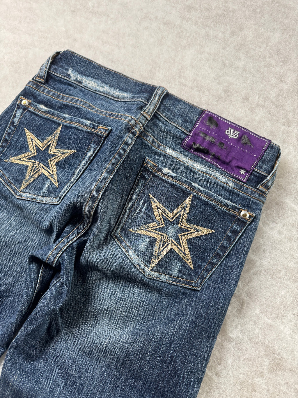Victoria Beckham Boot Cut Low Waist Jeans 25