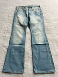 Boot Cut Low Waist Jeans Blau, Foto 1 von 4