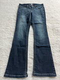 Boot Cut Low Waist Jeans Blau, Foto 1 von 4