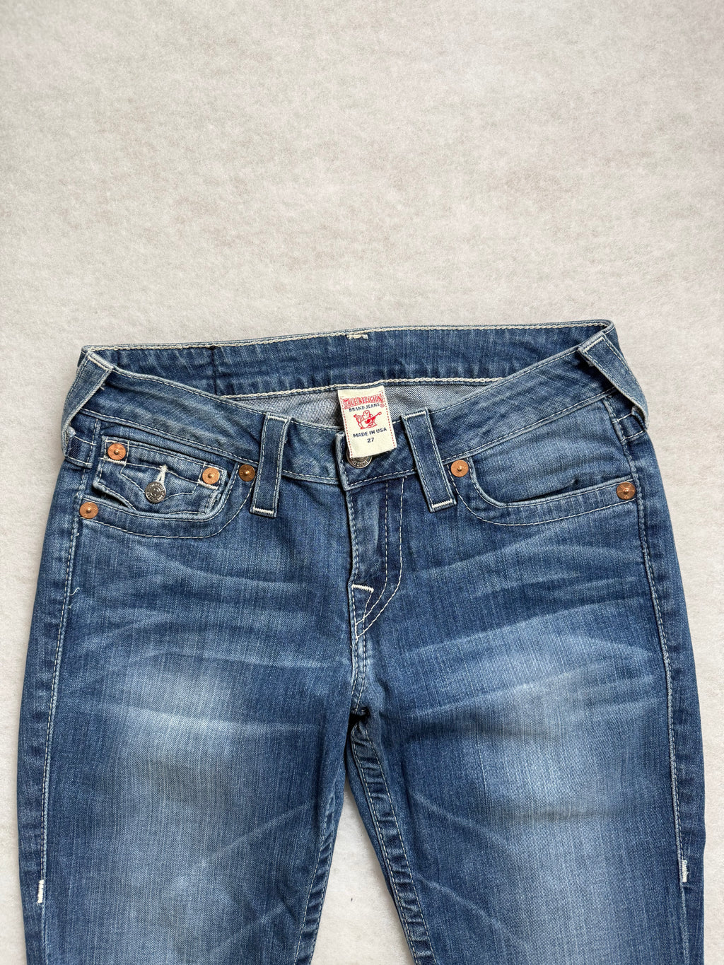 True Religion Boot Cut Low Waist Jeans 27